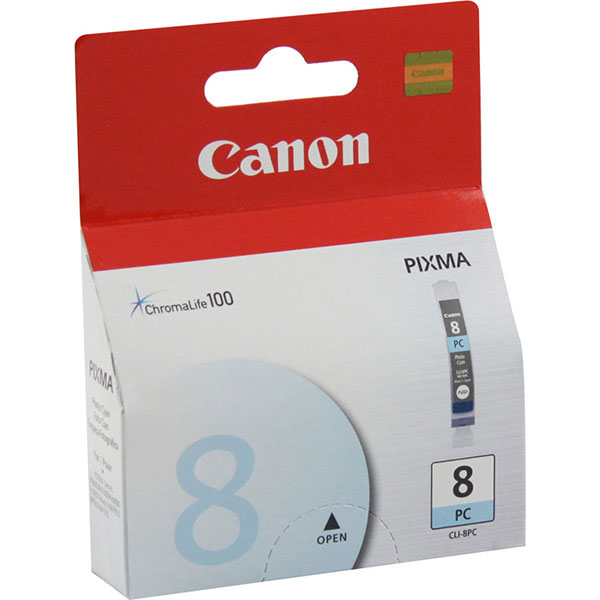 Canon 0624B002 (CLI-8PC) OEM PhotoCyan Inkjet Cartridge