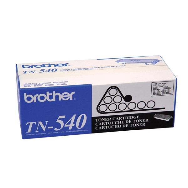Brother TN-540 OEM Black Toner Cartridge