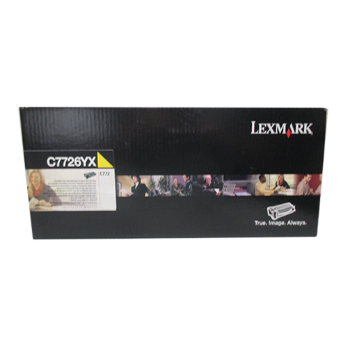 Lexmark C7726YX OEM Yellow Toner Cartridge