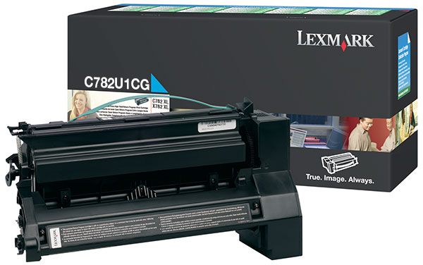Lexmark C782U1CG OEM Extra High Yield Cyan Print Cartridge