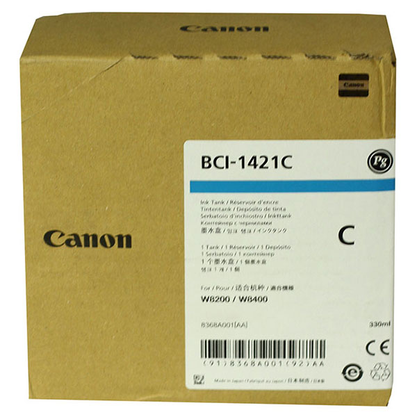 Canon 8368A001AA (BCI-1421C) OEM Cyan Inkjet Cartridge