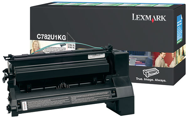 Lexmark C782U1KG OEM Extra High Yield Black Print Cartridge
