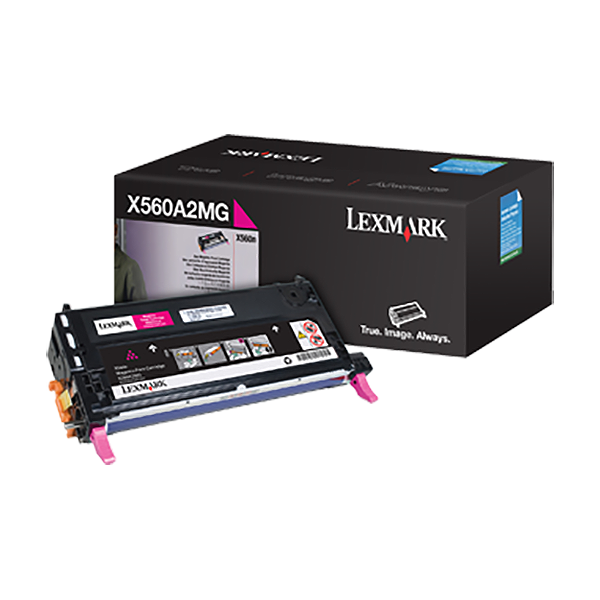 Lexmark X560A2MG OEM Magenta Toner Printer Cartridge