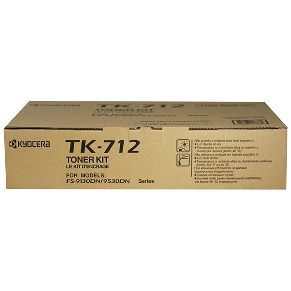 Kyocera Mita 1T02G10US0 (TK-712) OEM Black Toner Cartridge