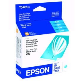 Epson T042220 (Epson 42) OEM Cyan Inkjet Cartridge