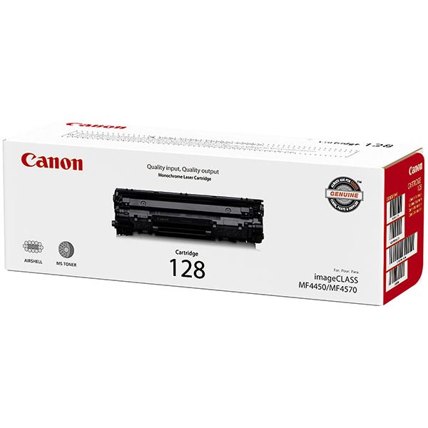 Canon 3500B001AA (Canon 128) OEM Black Toner Cartridge