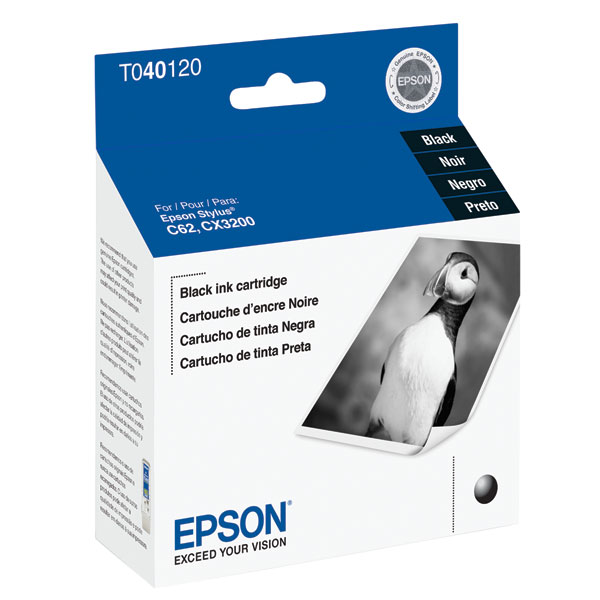 Epson T040120 (Epson 40) OEM Black Inkjet Cartridge