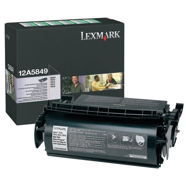 Lexmark 12A5849 OEM Black Toner Cartridge
