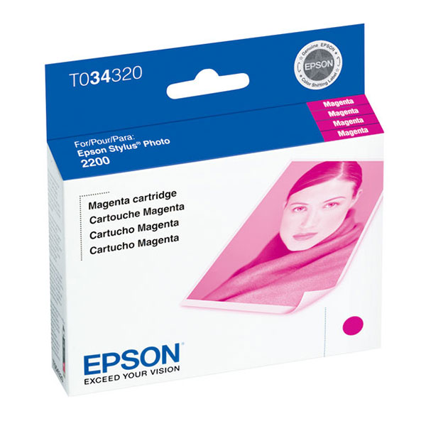 Epson T034320 (Epson 34) OEM Magenta Inkjet Cartridge