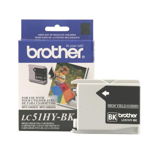 Brother LC-51BK OEM Black Inkjet Cartridge