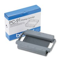 Brother PC-91 OEM Black Thermal Fax Cartridge