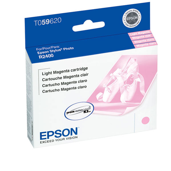 Epson T059620 (Epson 59) OEM Light Magenta Inkjet Cartridge