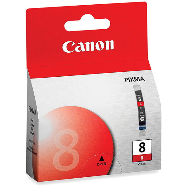 Canon 0626B002 (CLI-8R) OEM Red Inkjet Cartridge