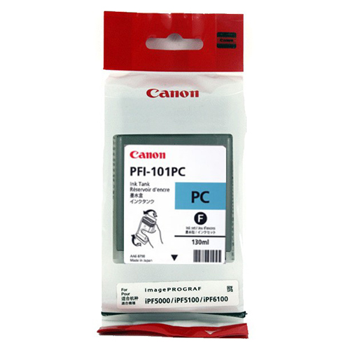 Canon 0887B001AA (PFI-101PC) OEM Cyan Photo Inkjet Cartridge