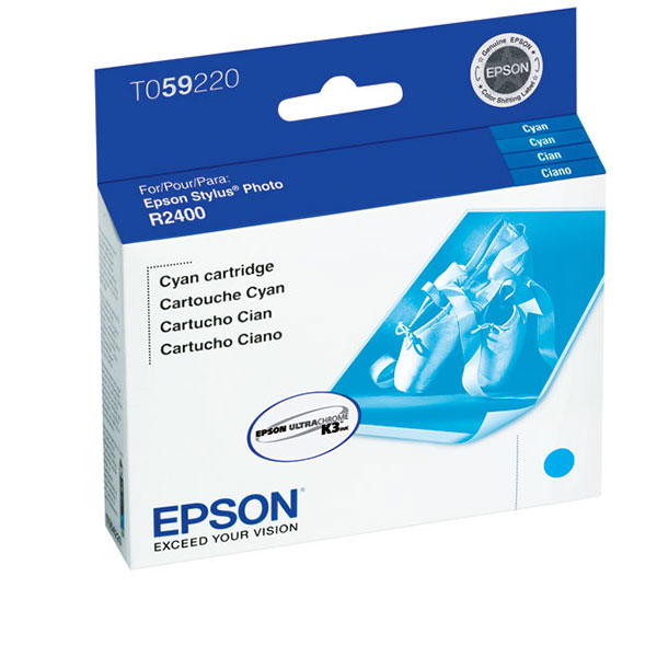 Epson T059220 (Epson 59) OEM Cyan Inkjet Cartridge