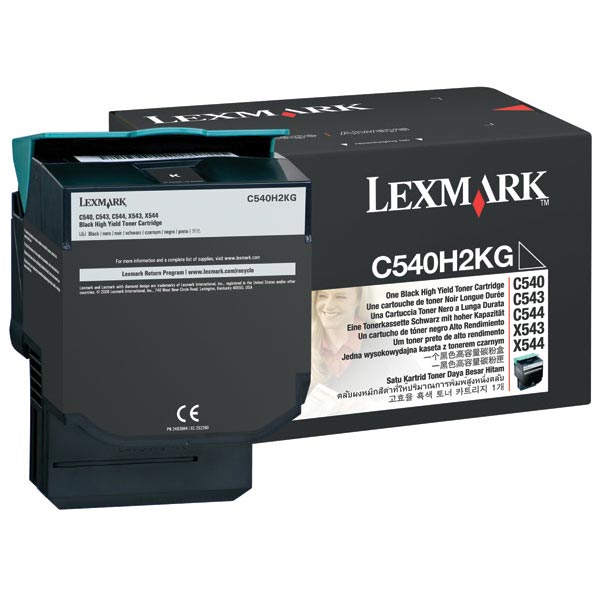 Lexmark C540H2KG OEM Black Toner Cartridge
