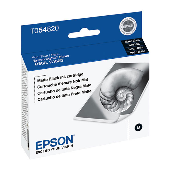 Epson T054820 (Epson 54) OEM Matte Black Inkjet Cartridge