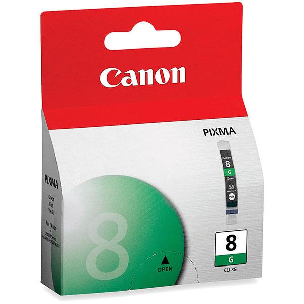 Canon 0627B002 (CLI-8G) OEM Green Inkjet Cartridge