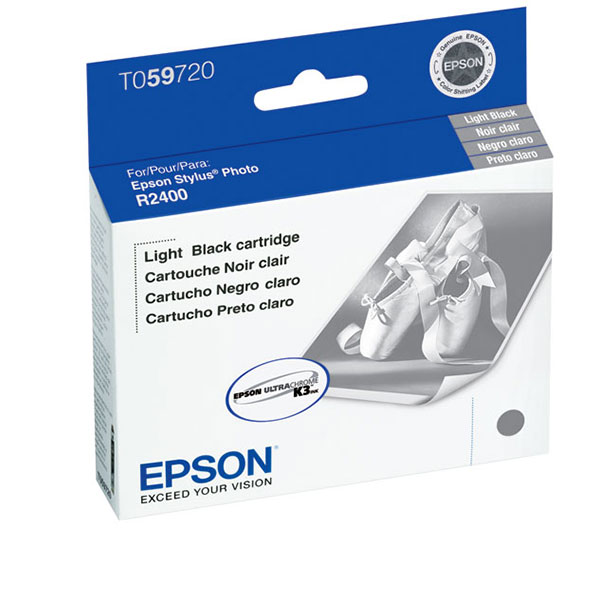 Epson T059720 (Epson 59) OEM LightBlack Inkjet Cartridge