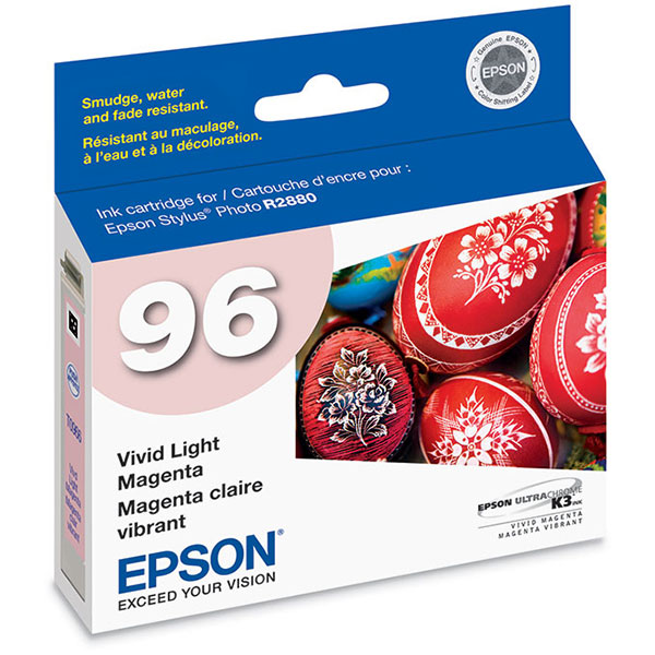 Epson T096620 (Epson 96) OEM Light Magenta Inkjet Cartridge