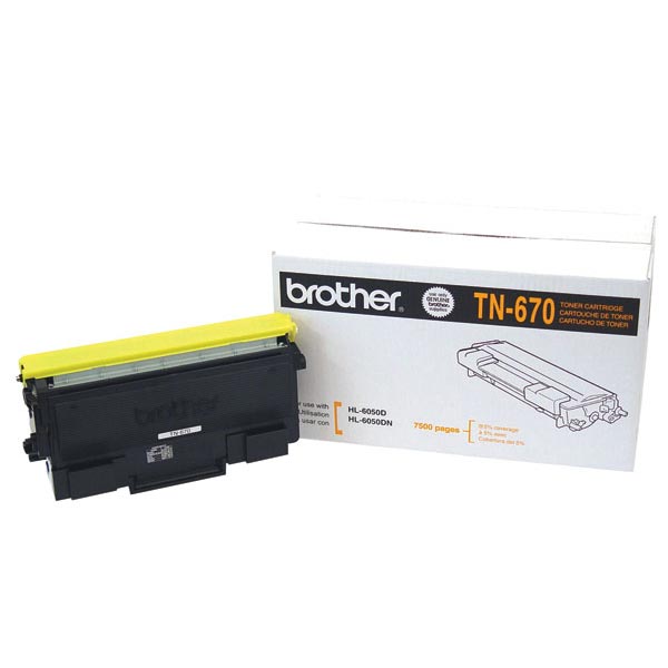 Brother TN-670 OEM Black Toner Cartridge