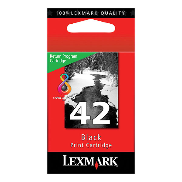 Lexmark 18Y0142 (Lexmark #42) OEM Black Inkjet Cartridge