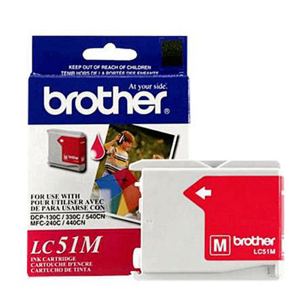 Brother LC-51M OEM Magenta Inkjet Cartridge