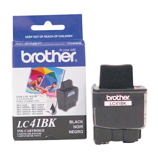 Brother LC-41HYBK OEM High Yield Black Inkjet Cartridge