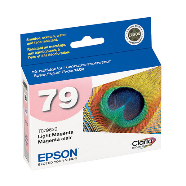 Epson T079620 (Epson 79) OEM Light Magenta Inkjet Cartridge