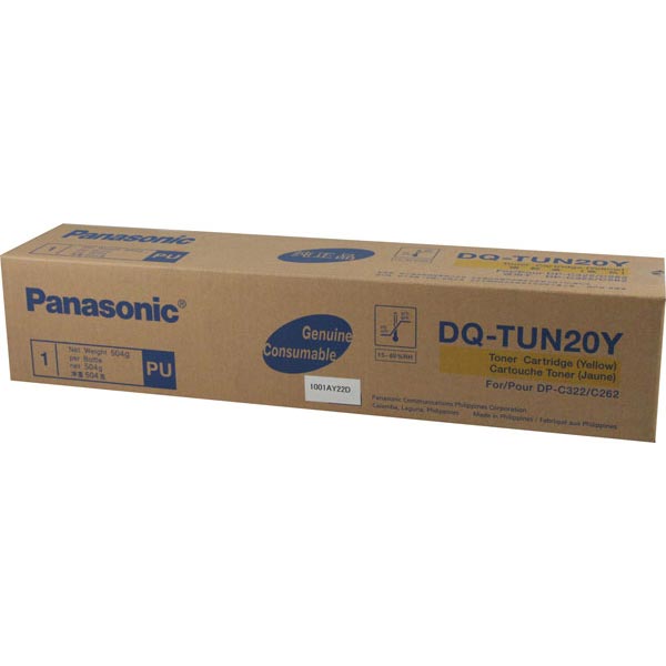 Panasonic DQ-TUN20Y OEM Yellow Laser Toner Cartridge