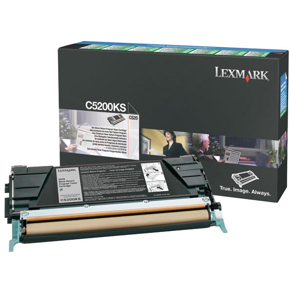 Lexmark C5200KS OEM Black Toner Cartridge