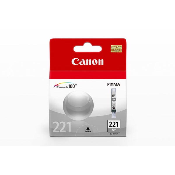 Canon 2950B001 (CLI-221G) OEM Grey Inkjet Cartridge