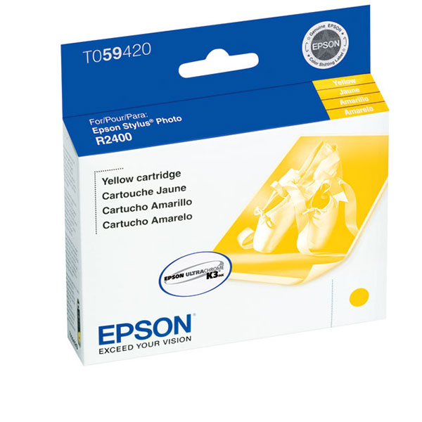 Epson T059420 (Epson 59) OEM Yellow Inkjet Cartridge