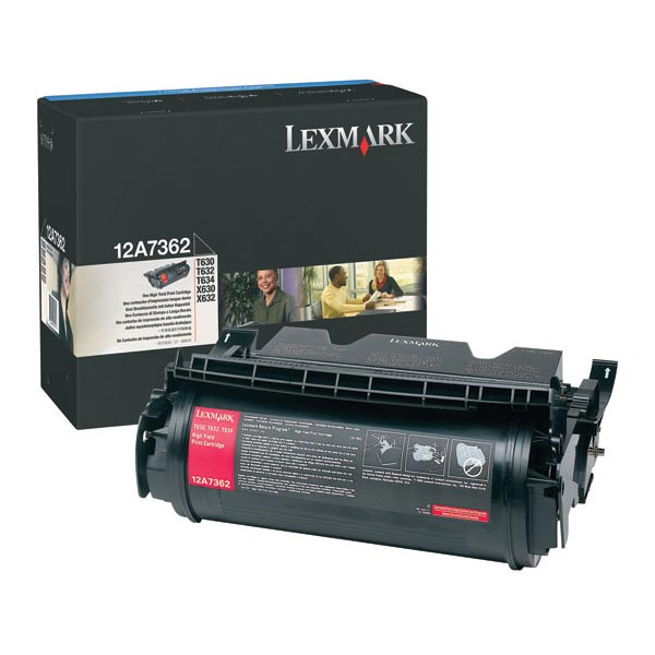 Lexmark 12A7362 OEM Black Toner Cartridge